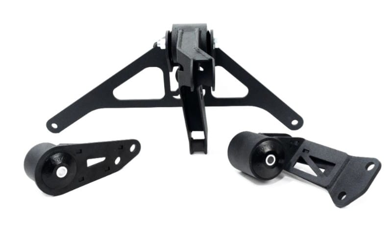 Innovative Mounts — Innovative 90-05 NSX K-Series/K20 Manual Transmission Black Steel Mount Kit 85A Bushings
