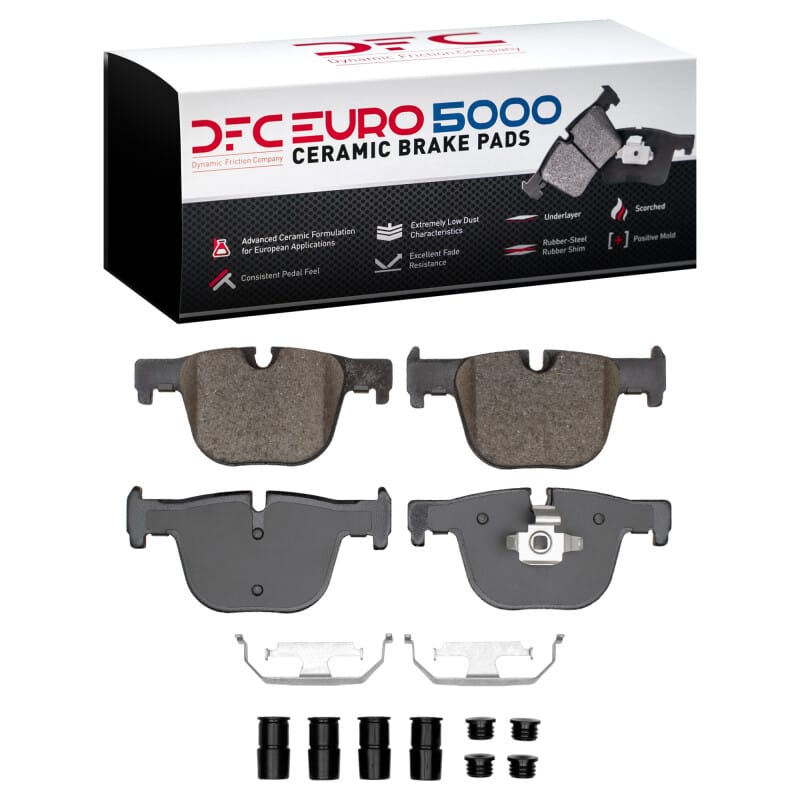 DFC — DFC 12-20 BMW 335I GT xDrive Rear Euro 5000 Ceramic Brake Pads and Hardware Kit
DFC EURO Pads + HW