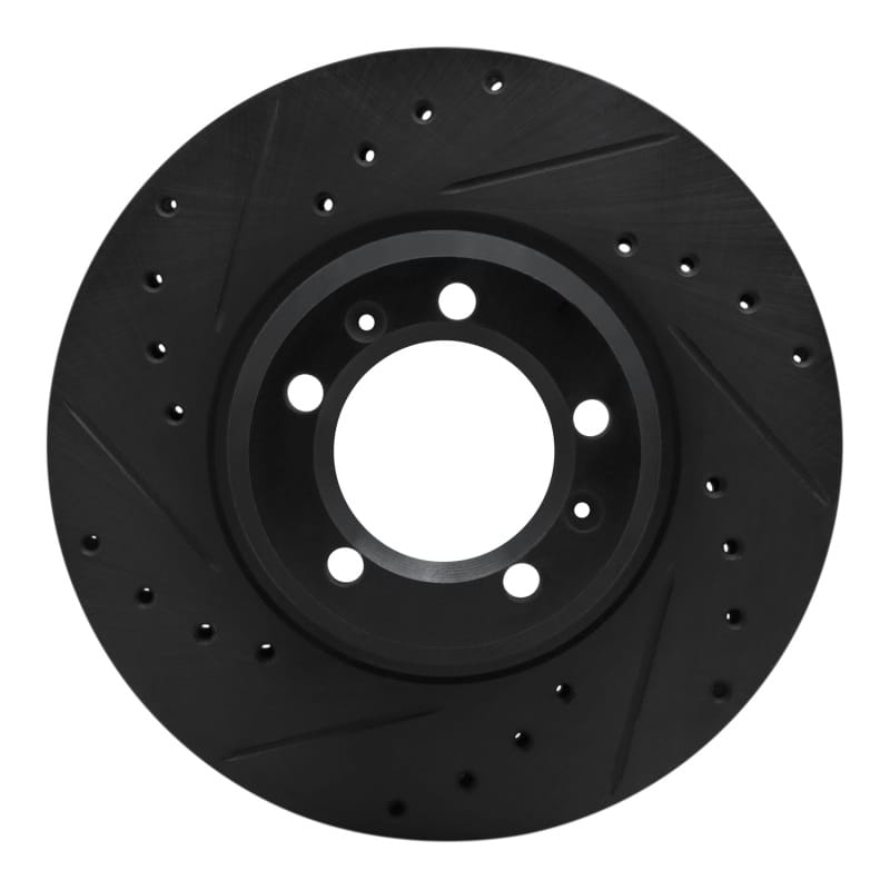 R1 Concepts — R1 81-89 Alfa Romeo Milano Front Left Drilled & Slotted Black Brake Rotor
R1 Brake Rotor Drill
