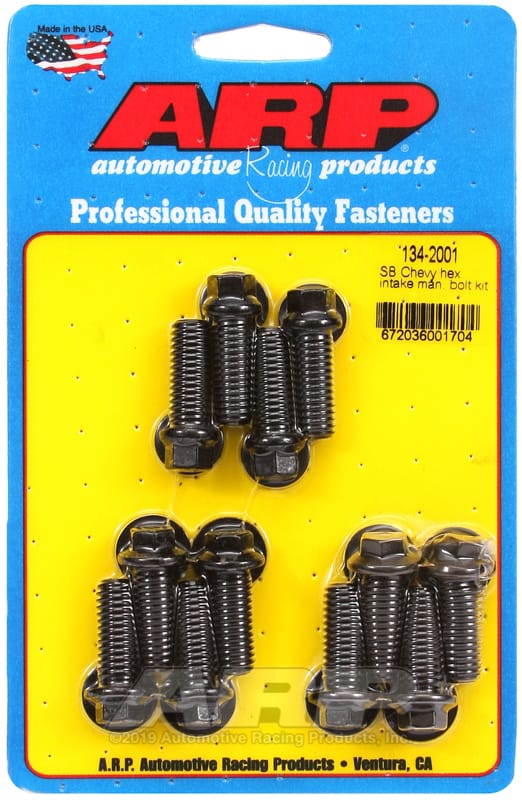 ARP — ARP SBC Hex Intake Manifold Bolt Kit