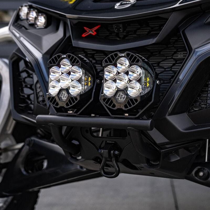 Baja Designs — Baja Designs 2024+ Can-Am Maverick R LP6 Push Bar Bumper Kit - Clear