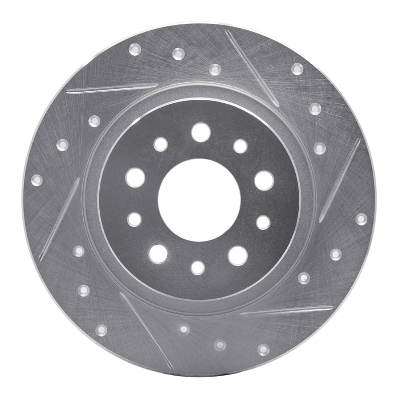 R1 Concepts — R1 14-19 Fiat 500L Rear Right Drilled & Slotted Silver Brake Rotor
R1 Brake Rotor Drill