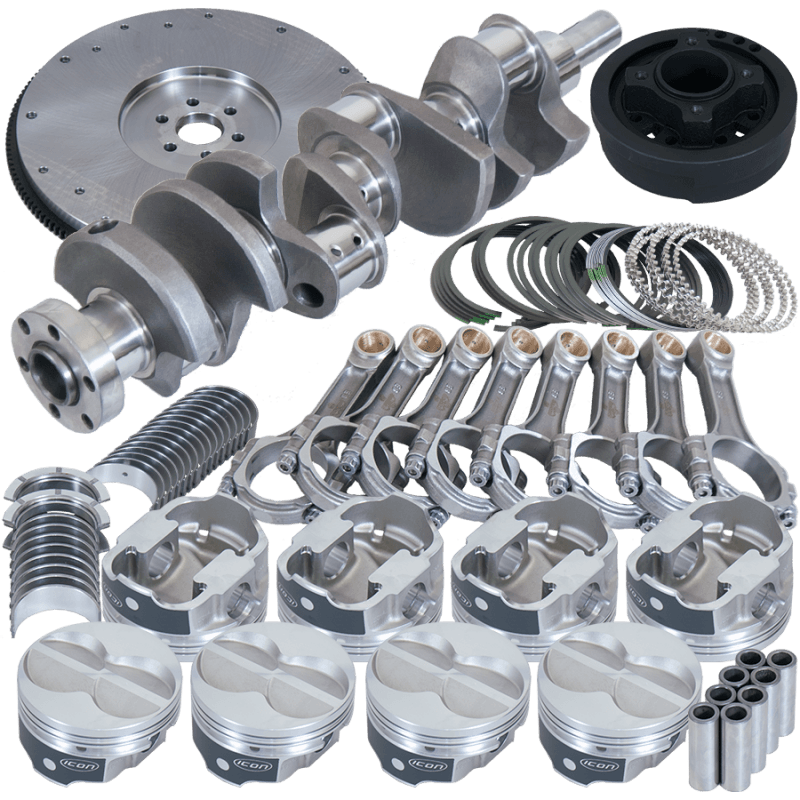 Eagle — Eagle Ford 302 3.400in Crank 5.400in I-Beam Rods 4.060in Pistons 164 Tooth FW Balanced Assembly
Bal Str & Strip Assy