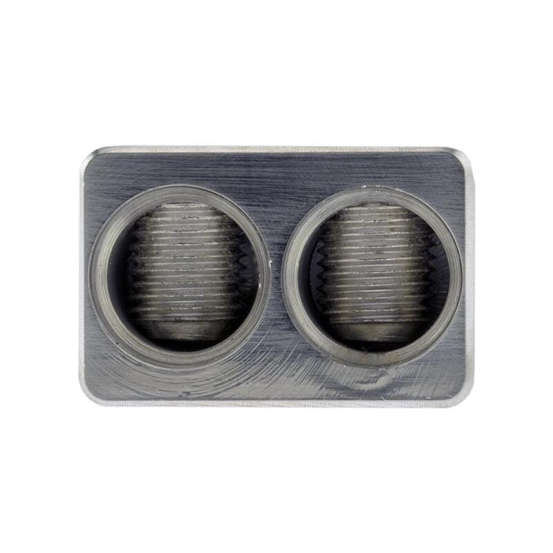 DS18 — DS18 Dual 1/0-GA to 1/0-GA Amp Input Reducers Offset Stub