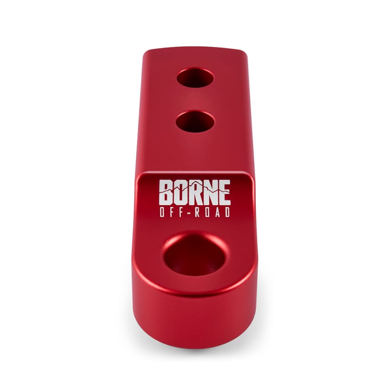 Borne Off-Road — Borne Off-Road CNC Hitch Receiver Shackle 2in Red