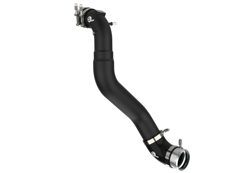 aFe — aFe 21+ Ford F-150 V6-3.5L (tt) BladeRunner 3in to 3.5in Aluminum Cold Charge Pipe Black
Cold Charge Pipe