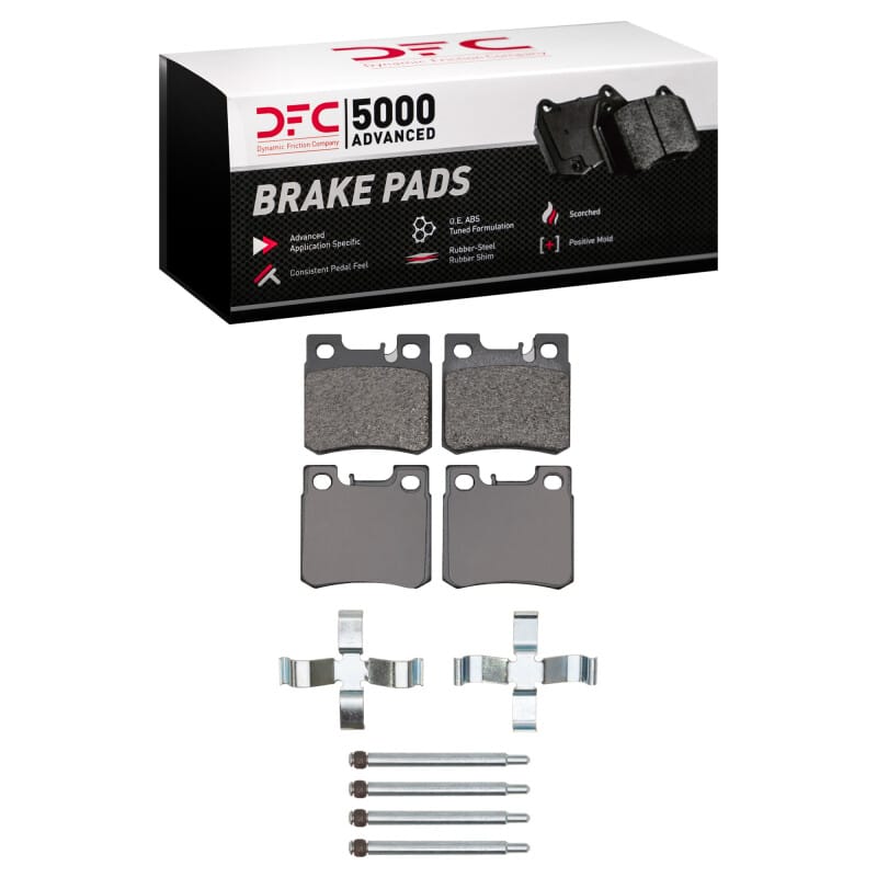 DFC — DFC 93-95 Mercedes-Benz E320 Rear 5000 Advanced Low Metallic Brake Pads and Hardware Kit
DFC Brake Pad Set