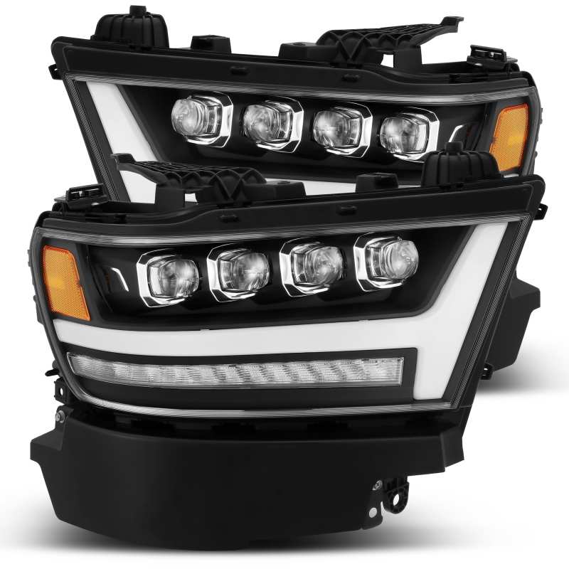 AlphaRex — AlphaRex 19-20 Ram 1500HD NOVA LED Proj Headlight Plank Style Matte Blk w/Activ Light/Seq Signal/DRL
Projector Headlights