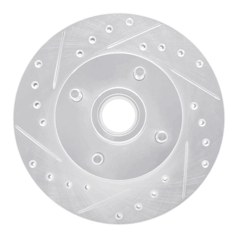 R1 Concepts — R1 78-93 Ford Thunderbird Front Left Drilled & Slotted Silver Brake Rotor
R1 Brake Rotor Drill