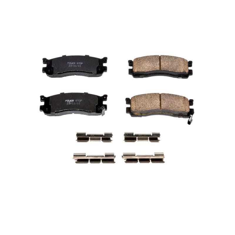 PowerStop — Power Stop 92-95 Mazda 929 Rear Z17 Evo Ceramic Brake Pad w/Hardware
Z17 Brake Pads