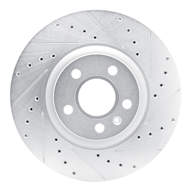 R1 Concepts — R1 17-25 Volvo S90 Front Right Drilled & Slotted Silver Brake Rotor
R1 Brake Rotor Drill