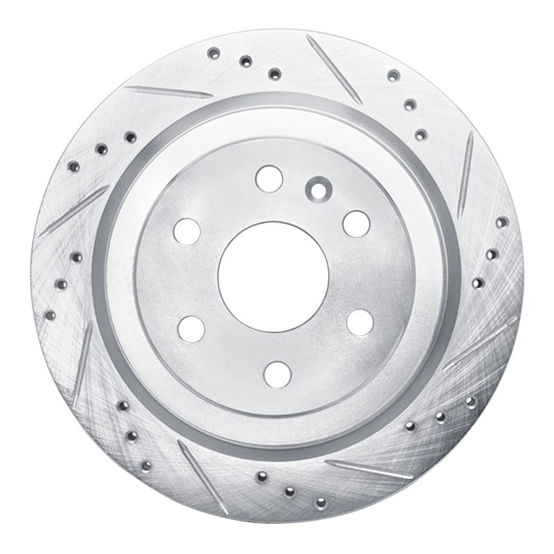 R1 Concepts — R1 10-16 Cadillac SRX Rear Right Drilled & Slotted Silver Brake Rotor
R1 Brake Rotor Drill