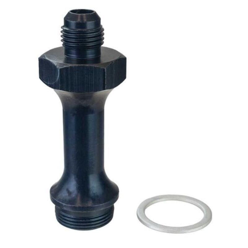 Moroso — Moroso -6AN x 7/8in-20 3in Long Carburetor Fuel Inlet Fitting