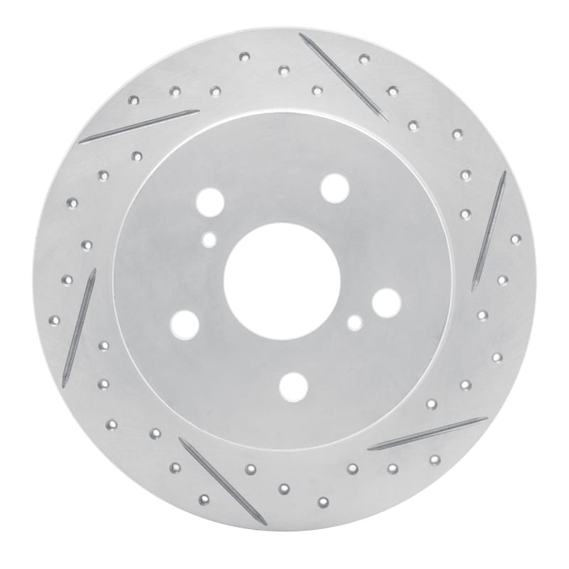 R1 Concepts — R1 15-26 Lexus Es350 Rear Right Drilled & Slotted Geo-Carbon Rotor