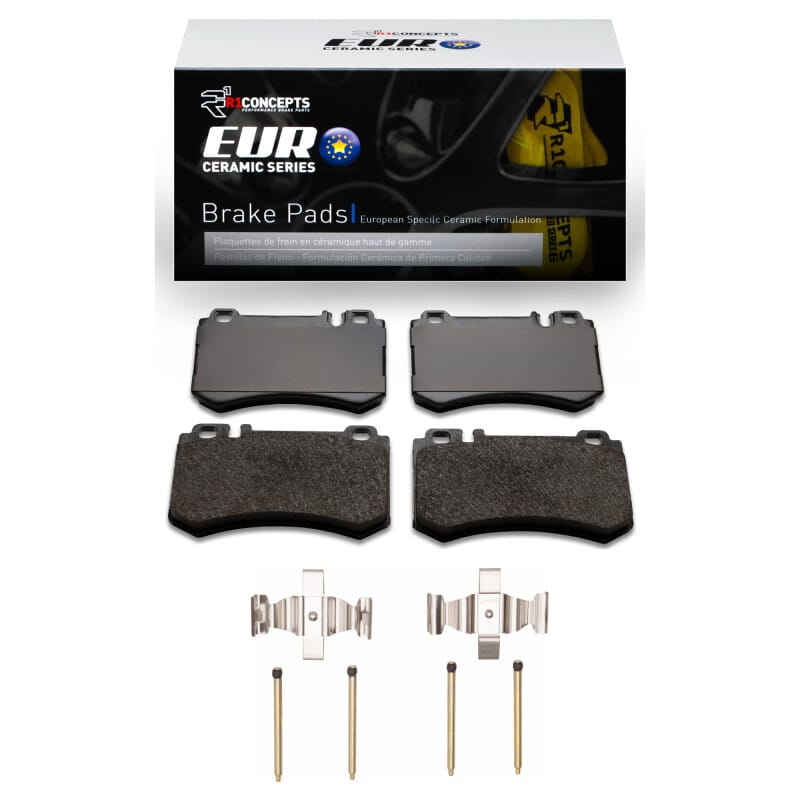 R1 Concepts — R1 07-13 Mercedes-Benz S600 Rear Euro Ceramic Pads & Hardware Kit
R1 Euro Ceramic Pads