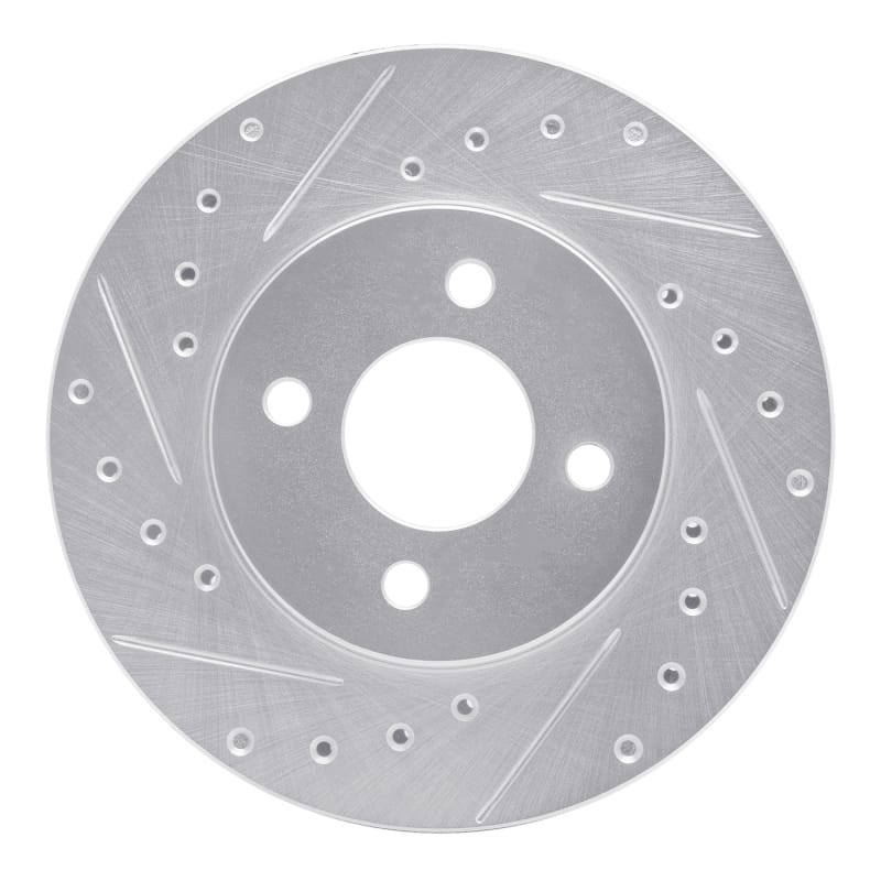 R1 Concepts — R1 83-88 Chrysler E CLASS Front Left Drilled & Slotted Silver Brake Rotor
R1 Brake Rotor Drill
