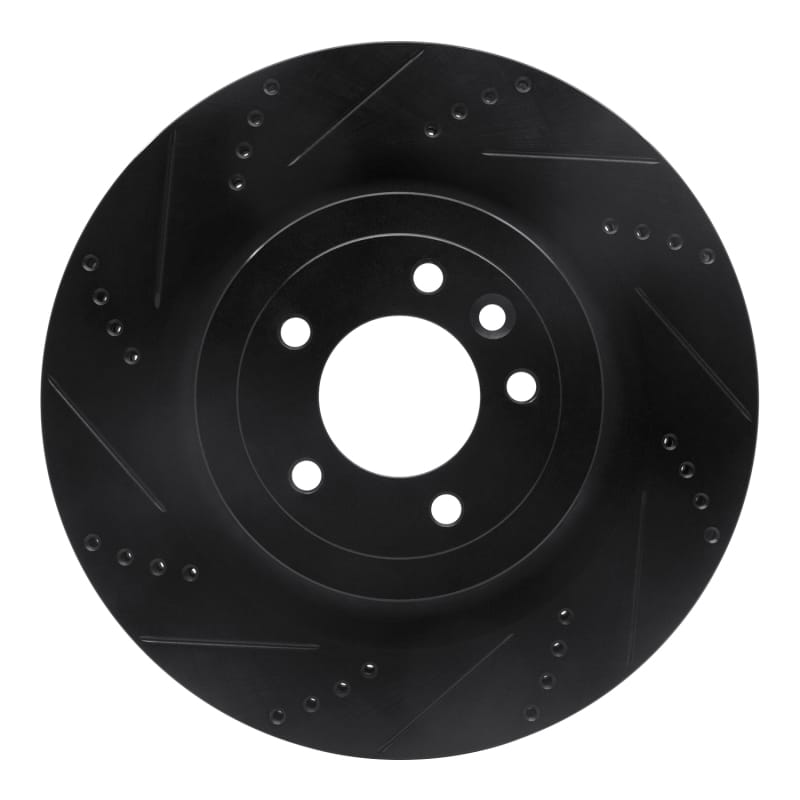 R1 Concepts — R1 2013-2025 Land Rover Defender 110 Rear Left Drilled & Slotted Black Brake Rotor
R1 Brake Rotor Drill