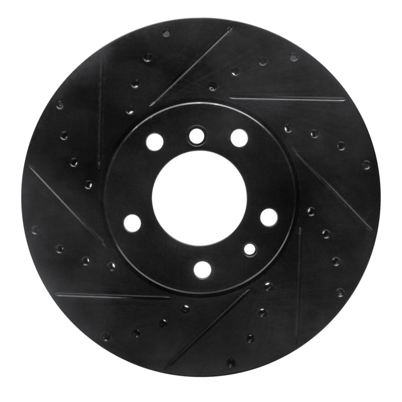 R1 Concepts — R1 91-01 BMW 740I Front Left Drilled & Slotted Black Brake Rotor
R1 Brake Rotor Drill