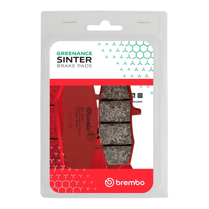 Brembo OE Powersports — Brembo OE 11-11 Kawasaki Ninja R Left 400cc Sinter Brake Pad - Front