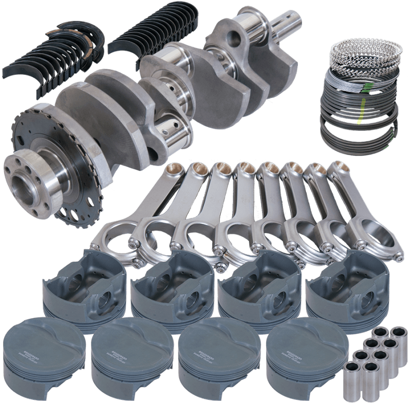 Eagle — Eagle Chevy LS2 4.000in Crank 24 Tth Reluctor 6.125in H-Beam -14cc 4.000in Pistons Rotating Assembly