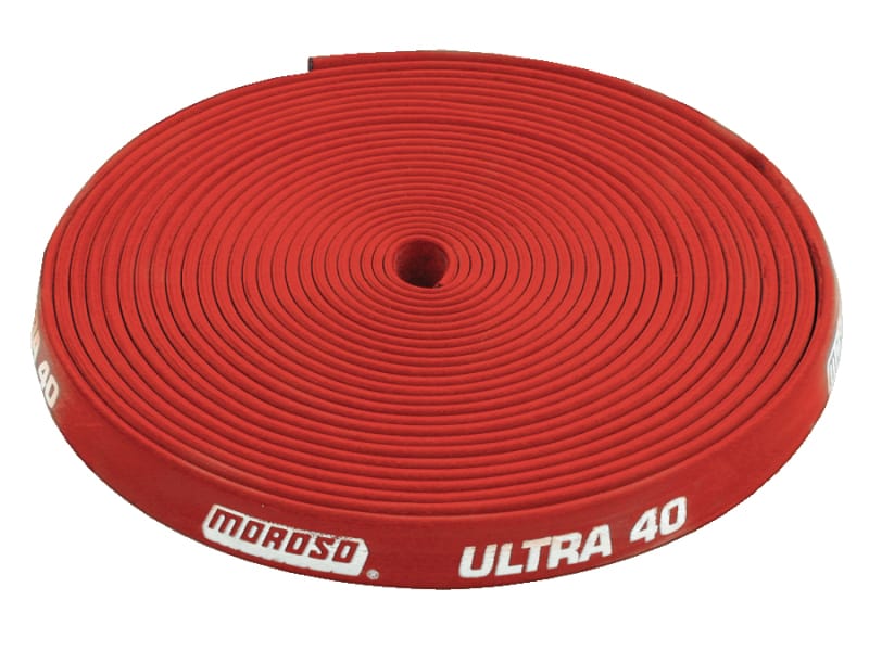 Moroso — Moroso Insulated Spark Plug Wire Sleeve - Ultra 40 - 8.65mm - Red - 25ft Roll