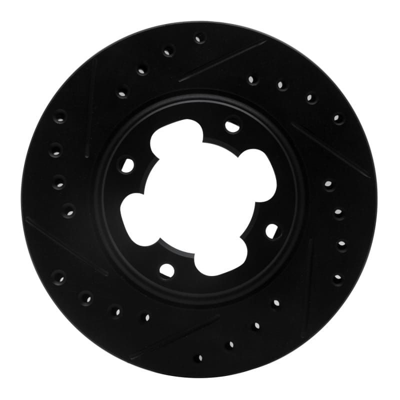 R1 Concepts — R1 87-94 Subaru Justy Front Left Drilled & Slotted Black Brake Rotor
R1 Brake Rotor Drill