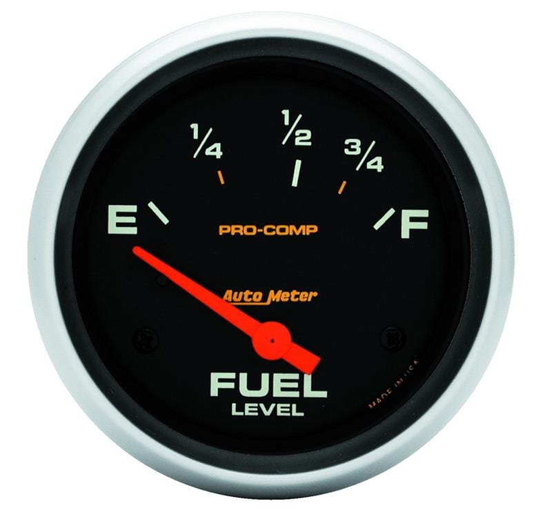 AutoMeter — Autometer Pro-Comp 2-5/8in 73E/8-12 F Ford Short Sweep Electronic Fuel Level Gauge
2-5/8" FUEL LEVEL, 7