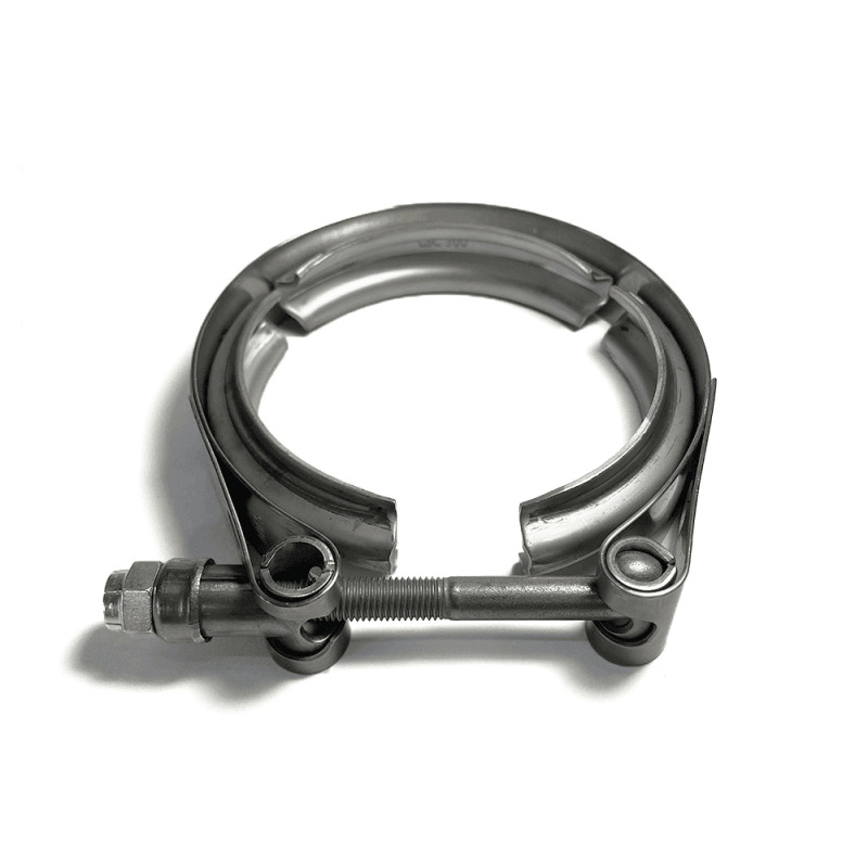 Ticon — Ticon Industries 5in Stainless Steel V-Band Clamp for GT47-55 Divided Housing