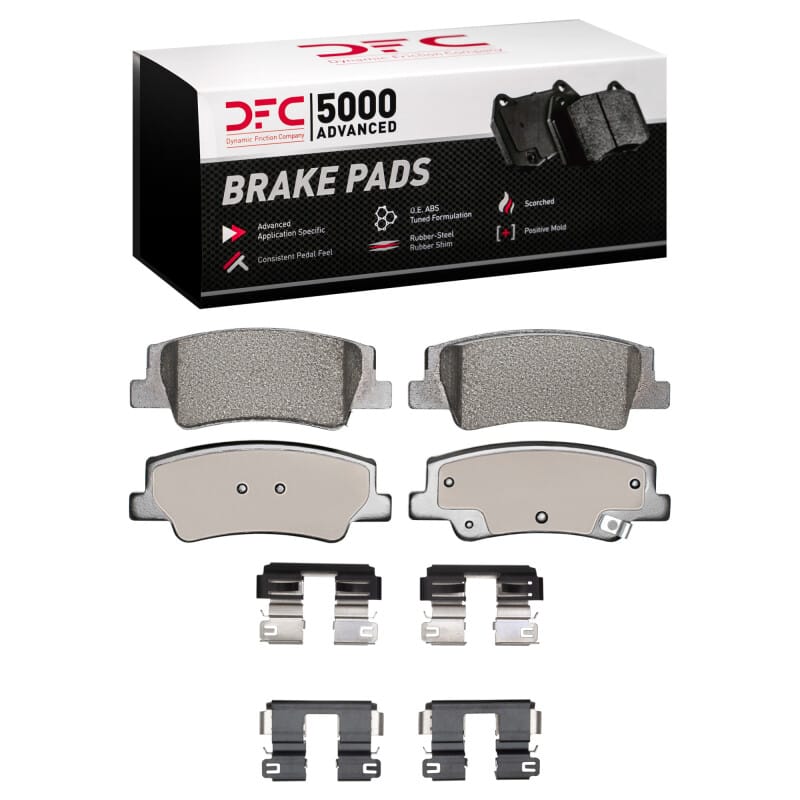 DFC — DFC 20-25 Hyundai Sonata Rear 5000 Advanced Ceramic Brake Pads and Hardware Kit