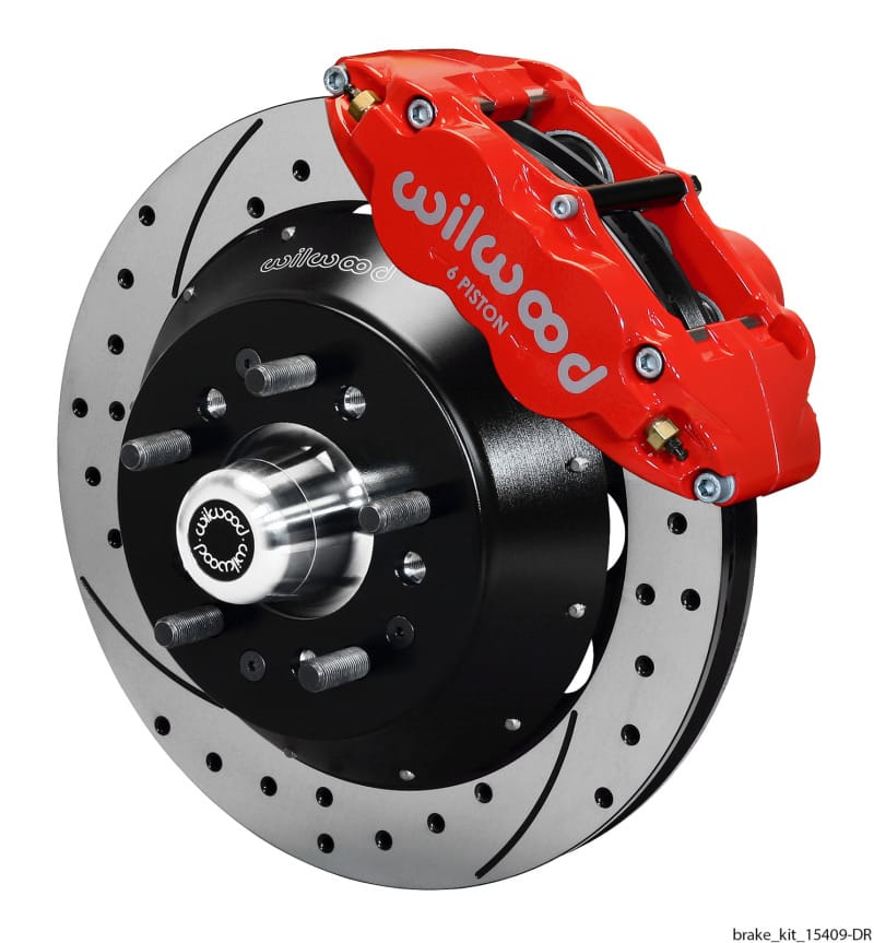 Wilwood — Wilwood Narrow Superlite 6R Dust Seal Front Hub Kit 14.00in Drill Red 67-69 Camaro 64-72 Nova
BRAKE KIT