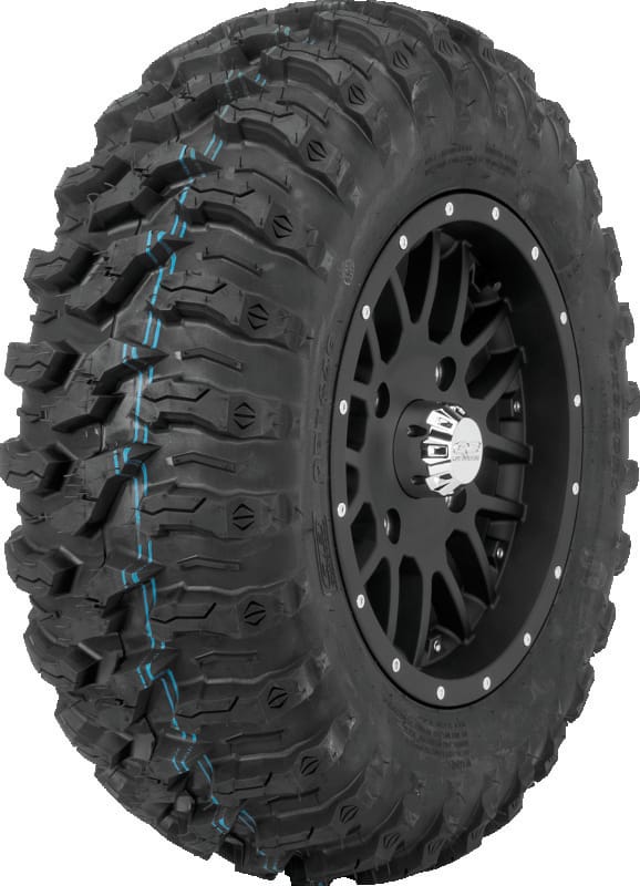 QuadBoss — QBT446 Radial Utility Tire, 27x9R-14, Front, Non-Directional