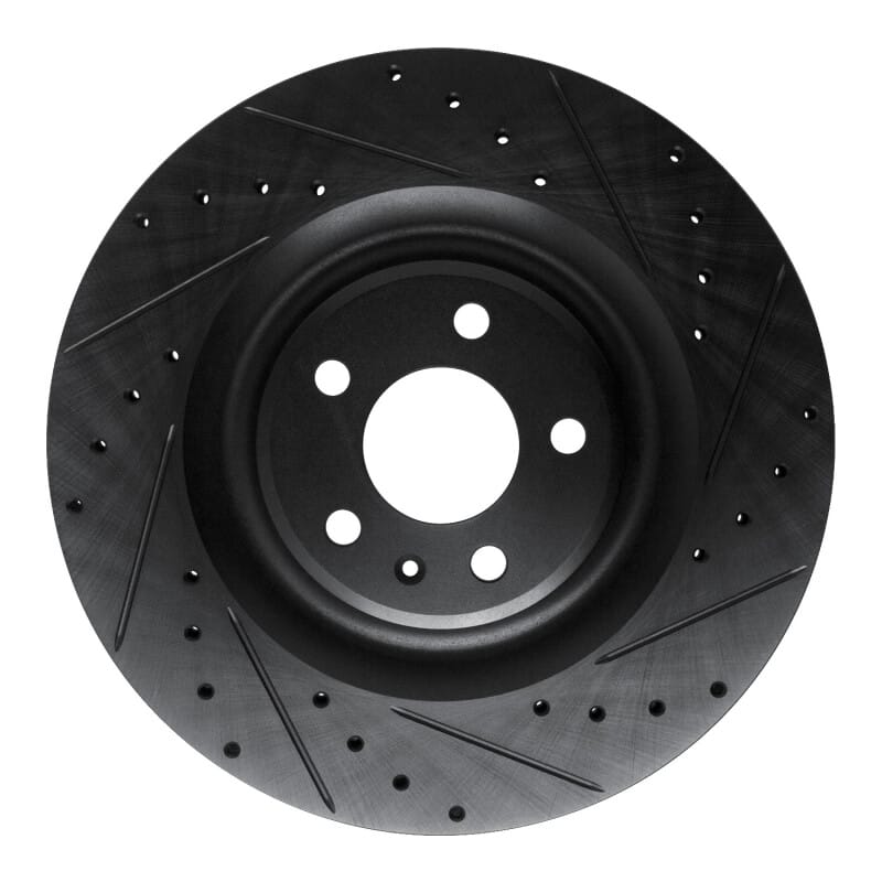 R1 Concepts — R1 17-25 Audi Q8 e-Tron Rear Right Drilled & Slotted Black Brake Rotor
R1 Brake Rotor Drill