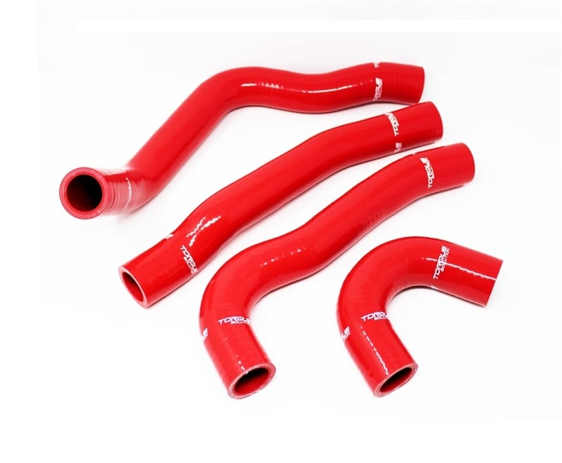 Torque Solution — Torque Solution 08-15 Mitsubishi Evolution X Silicone Radiator Hose Kit - Red