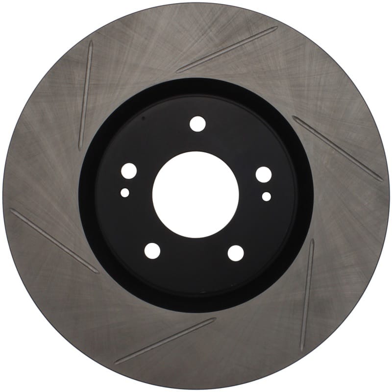 Stoptech — StopTech Power Slot 03-06 Evo 8 & 9 Slotted Right Front Rotor
Sport Slotted Rotor
Disc Brake Rotor