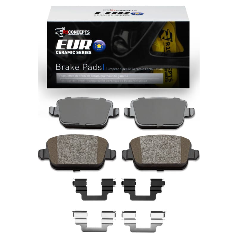 R1 Concepts — R1 08-12 Land Rover LR2 Rear Euro Ceramic Pads & Hardware Kit
R1 Euro Ceramic Pads