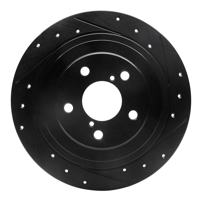 R1 Concepts — R1 00-06 Subaru BAJA Rear Right Drilled & Slotted Black Brake Rotor
R1 Brake Rotor Drill
