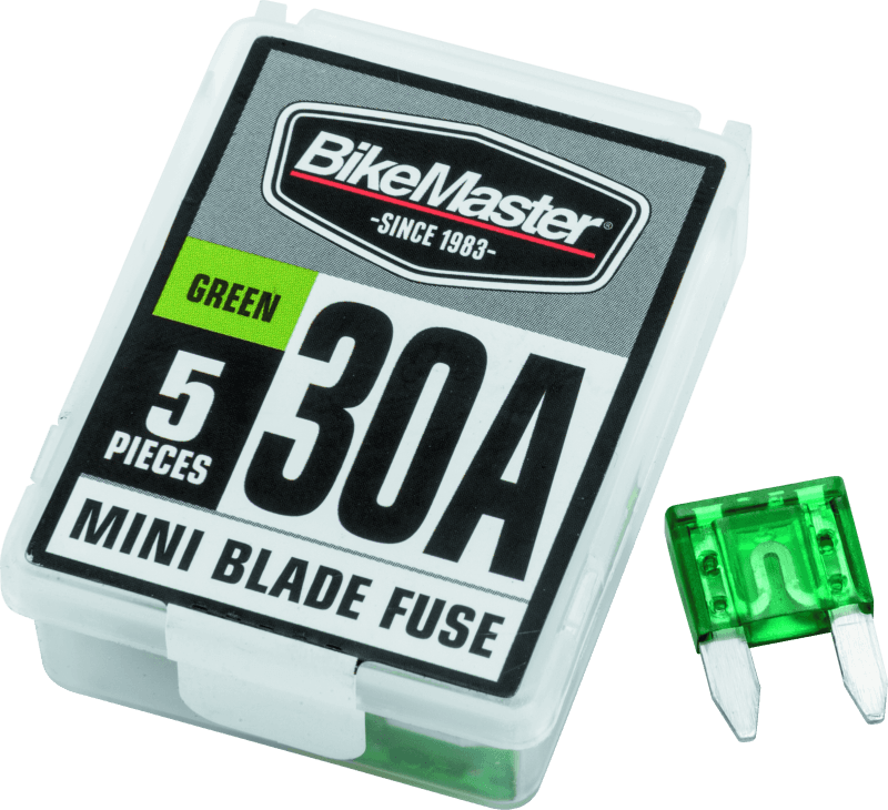 BikeMaster — BikeMaster 5Piece 30A Replacement Mini Blade Fuse