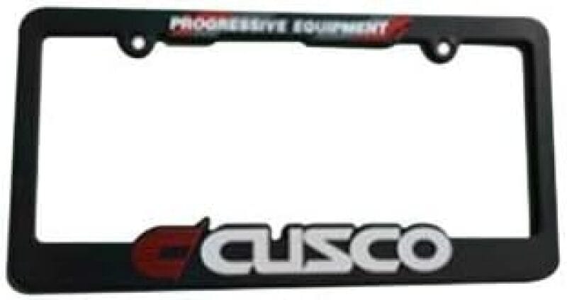 Cusco — Cusco License Plate Frame Black Usdm Spec Limited