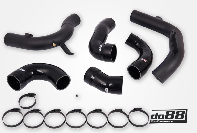 do88 — do88 VAG 2.0 TSI EA888 Gen4 (245hp) do88 Intercooler Pressure Pipes Black Hoses