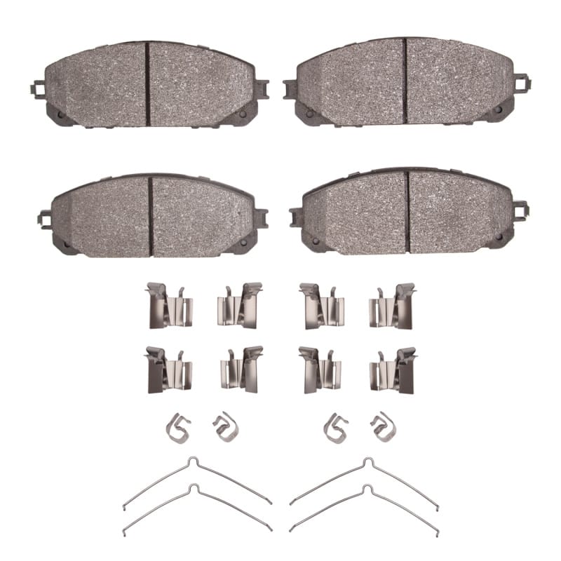 DFC — DFC 21-23 Jeep Cherokee Front 5000 Advanced Ceramic Brake Pads and Hardware Kit