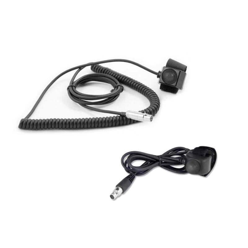 Rugged Radios — Rugged Radios Velcro Mount Push to Talk (PTT) Buttons for Intercoms Driver PTT- Coil Cord