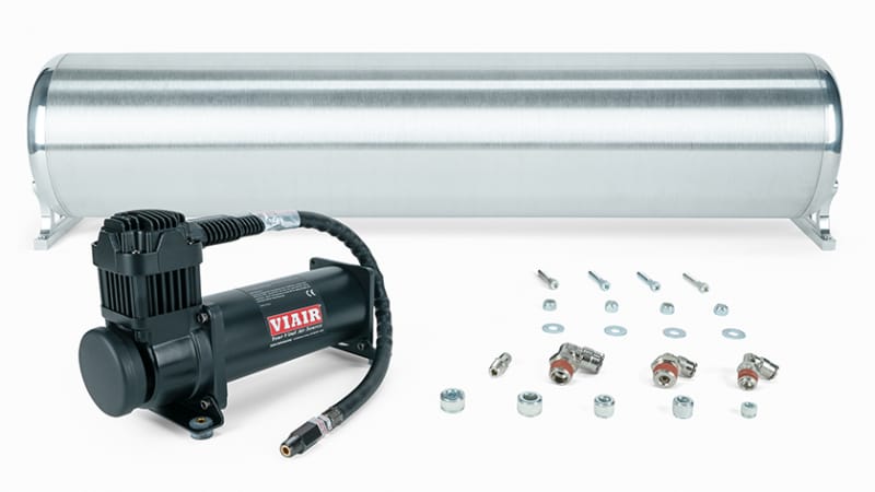 Air Lift — Air Lift 28in FLO Tank w/ Viair 444c Black Compressor (Incl. Fittings & Tank Mounting Hardware)
Air Compressor
