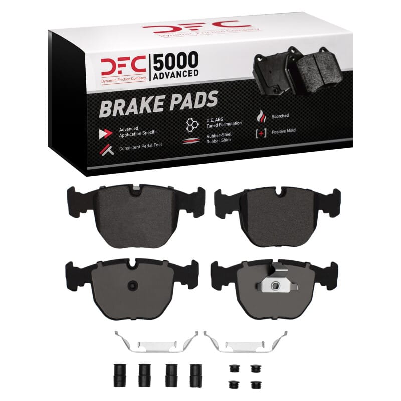 DFC — DFC 95-06 BMW X5 Front 5000 Advanced Low Metallic Brake Pads and Hardware Kit
DFC Brake Pad Set