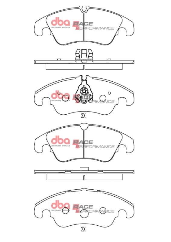 DBA — DBA 09-16 Audi A4 Sedan Front RP Performance Brake Pads
Brake Pad