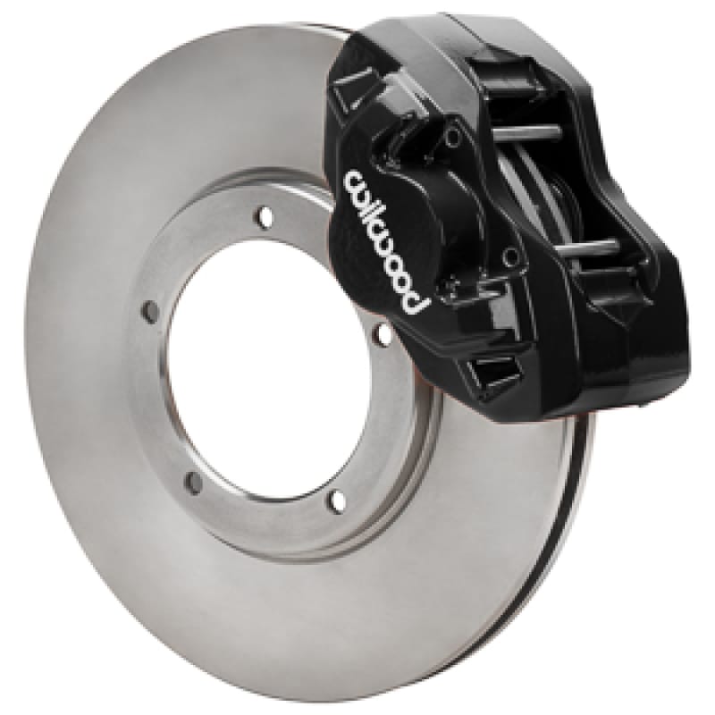 Wilwood — Wilwood 75-83 Porsche 911 D45 11.10in. Front Brake Kit w/ Flex Lines - Black