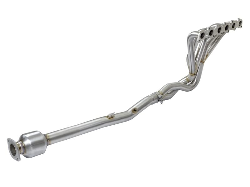 aFe — aFe Power Twisted Steel Long Tube Header & Connection Pipes (Street Series) 01-16 Nissan Patrol
Header & Mid Pipe
