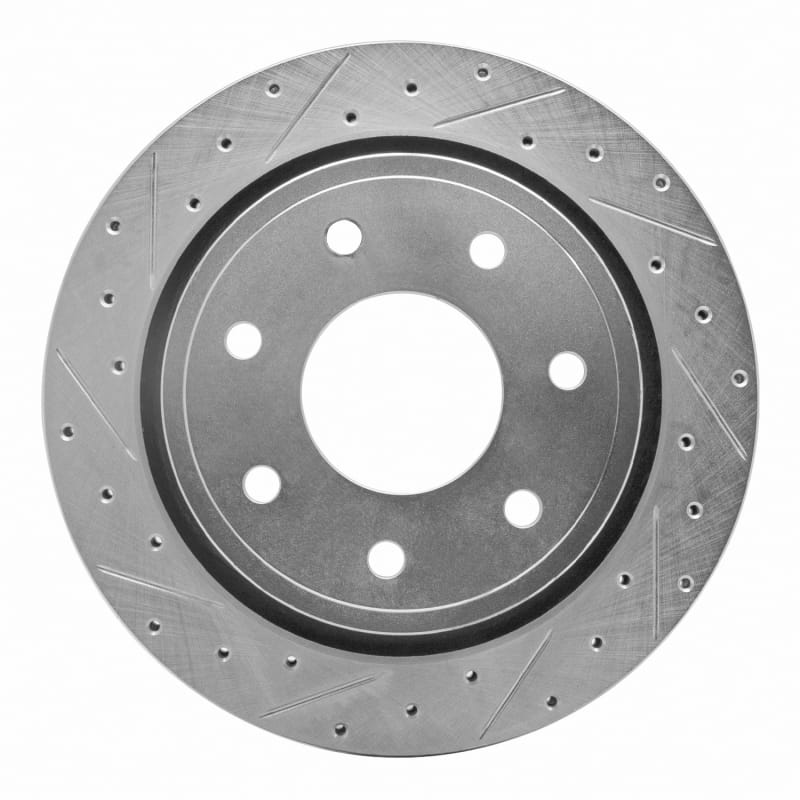 R1 Concepts — R1 12-14 Ford F-150 4WD Rear Left Drilled & Slotted Silver Brake Rotor
R1 Brake Rotor Drill