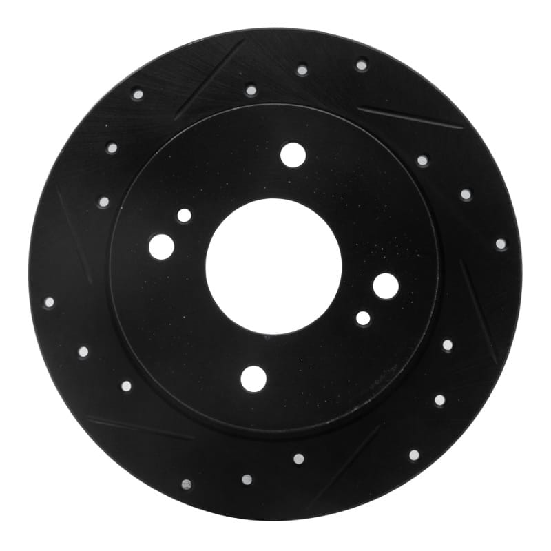R1 Concepts — R1 89-98 Nissan 240SX Rear Left Drilled & Slotted Black Brake Rotor
R1 Brake Rotor Drill