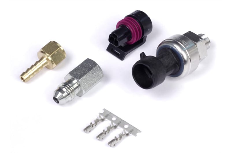 Haltech — Haltech 7 Bar TI MAP Sensor 1/8 NPT w/Plug & Pins/-4 AN & 5mm Hosetail Adaptors
Sensors