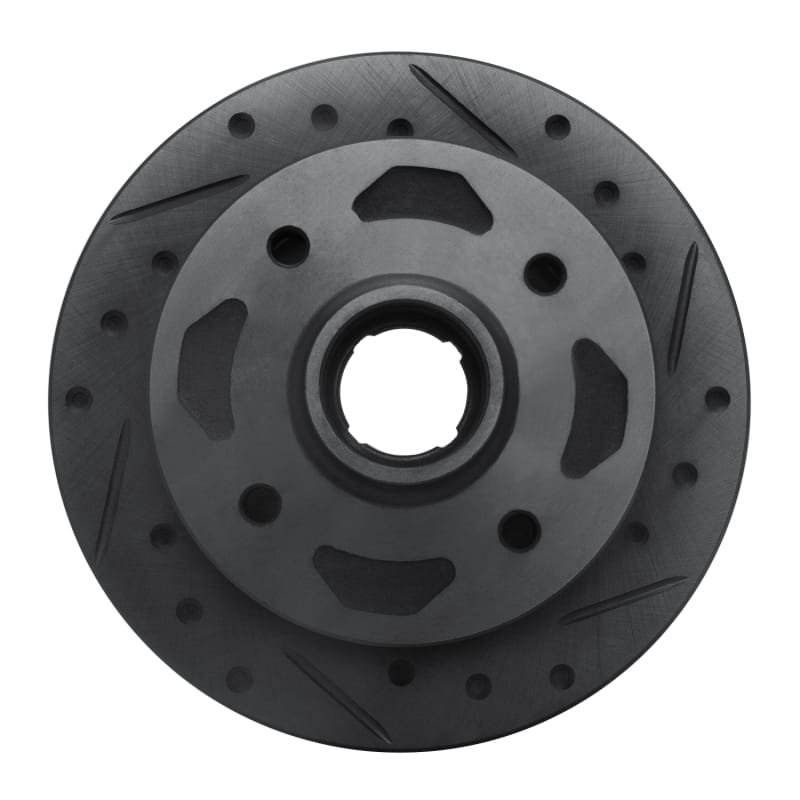 R1 Concepts — R1 84-85 Mazda RX-7 Front Right Drilled & Slotted Black Brake Rotor
R1 Brake Rotor Drill